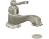 Moen Rothbury 6202BN Brushed Nickel Single Handle Low Arc Centerset Faucet with Pop-Up