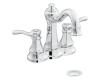 Moen 6301 Vestige Chrome 4" Centerset Faucet with Pop-Up & Lever Handles