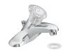 Moen 64620 Chateau Chrome Single Handle 4" Centerset Faucet with Pop-Up