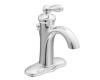 Moen 6600HC Brantford Chrome Single Handle Low Arc Bathroom Faucet With Indicators