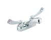 Moen 8215 Commercial Chrome Two Handle 4" Centerset Faucet Without Drain Assembly
