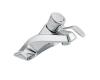 Moen 8470 Commercial Chrome Single Handle 4" Centerset Faucet Without Drain Assembly