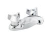 Moen 8930 Commercial Chrome Two Handle 4" Centerset Faucet Without Drain Assembly