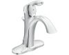 Moen EVA CA6400 Chrome Single Handle Low Arc Centerset Faucet with Pop-Up