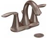 Moen Eva CA6410ORB Oil Rubbed Bronze Two-Handle High Arc Bathroom Faucet