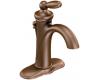 Moen Brantford CA6600ORB Oil Rubbed Bronze Single Handle Low Arc Centerset Faucet with Pop-Up
