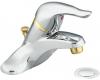 Moen Chateau CAL4621CP Chrome/Polished Brass One-Handle Low Arc Bathroom Faucet