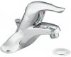 Moen Chateau CAL64620 Chrome Single Handle Low Arc Centerset Faucet with Pop-Up