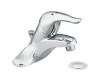 Moen L4635 Chateau Chrome Single Handle 4" Centerset Faucet with Pop-Up & Lever Handle