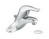 Moen L64620 Chateau Chrome Single Handle 4" Centerset Faucet with Pop-Up & Lever Handle