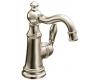 Moen S42107NL Weymouth Nickel Single Handle High Arc Bathroom Faucet