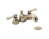 Moen Kingsley T6103AZ Antique Bronze Mini Widespread Trim Kit with Lever Handles