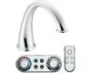 Moen T9211 Kingsley Chrome High Arc Roman Tub Faucet Includes Iodigital Technology