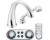 Moen T9212 Kingsley Chrome High Arc Roman Tub Faucet Includes Hand Shower Iodigital Technology