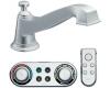 Moen Rothbury T9221 Chrome Low Arc Roman Tub Faucet Includes Iodigital Technology