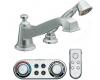 Moen Rothbury T9222 Chrome Low Arc Roman Tub Faucet Includes Hand Shower Iodigital Technology