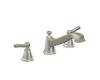 Moen Rothbury T923BN Brushed Nickel Roman Tub Faucet Trim Kit with Lever Handles