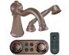 Moen T9322ORB Vestige Oil Rubbed Bronze High Arc Roman Tub Faucet Includes Hand Shower Iodigital Technology