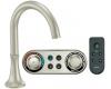 Moen Icon T9621BN Brushed Nickel High Arc Roman Tub Faucet Includes Iodigital Technology