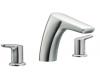 Moen T986 Method Chrome Two-Handle Low Arc Roman Tub Faucet