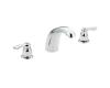 Moen T994 Chateau Chrome Garden Tub Faucet Trim Kit with Lever Handles