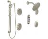 Moen TS21104NL Weymouth Nickel Two-Handle Diverter Roman Tub Faucet Includes Hand Shower