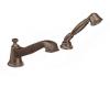 Moen TS9222ORB Rothbury Oil Rubbed Bronze Low Arc Roman Tub Faucet Includes Hand Shower Iodigital Technology