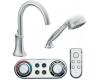 Moen TS9622 Icon Chrome High Arc Roman Tub Faucet Includes Hand Shower Iodigital Technology