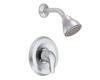 Moen TL182BC Chateau Brushed Chrome Posi-Temp Shower Trim Kit with Lever Handle