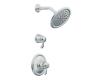 Moen TL3400 Chrome ExactTemp 3/4" Shower Trim Kit with Lever Handles