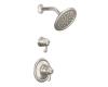 Moen TL3400AN Antique Nickel ExactTemp 3/4" Shower Trim Kit with Lever Handles