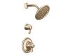 Moen TL3400AZ Antique Bronze ExactTemp 3/4" Shower Trim Kit with Lever Handles