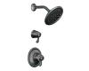 Moen TL3400PW Pewter ExactTemp 3/4" Shower Trim Kit with Lever Handles