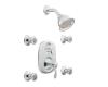 Moen 273 Vestige Chrome Vertical Spa Set Trim Kit