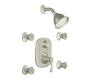 Moen 273BN Vestige Brushed Nickel Vertical Spa Set Trim Kit