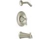 Moen T2113NHBN Kingsley Brushed Nickel Posi-Temp Tub/Shower Trim