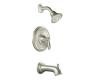 Moen T2153BN Brantford Brushed Nickel Posi-Temp Tub & Shower Trim Kit with Lever Handle