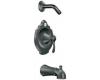 Moen T2503NHPW Vestige Pewter Posi-Temp Tub/Shower Trim