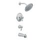 Moen TL3450 Chrome ExactTemp 3/4" Tub/Shower Trim Kit with Lever Handles