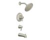 Moen TL3450BN Brushed Nickel ExactTemp 3/4" Tub/Shower Trim Kit with Lever Handles