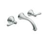 Moen T6107 Kingsley Chrome Two Handle Wall Mount Faucet Trim