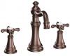Moen TS42114ORB Weymouth Oil Rubbed Bronze Two-Handle High Arc Wall Mount Bathroom Faucet