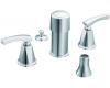 Moen Divine S455 Chrome Two-Handle Bidet Faucet