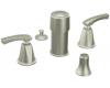 Moen Divine S455BN Brushed Nickel Two-Handle Bidet Faucet