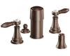 Moen TS42105ORB Weymouth Oil Rubbed Bronze Two-Handle Bidet Faucet
