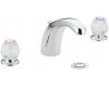 Moen Chateau CA4962 Chrome Two-Handle Low Arc Bathroom Faucet