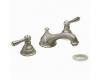 Moen Kingsley CAT6105BN Brushed Nickel Two-Handle Low Arc Bathroom Faucet Trim
