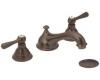 Moen Kingsley CAT6105ORB Oil Rubbed Bronze Two-Handle Low Arc Bathroom Faucet Trim