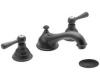 Moen Kingsley CAT6105WR Wrought Iron Two-Handle Low Arc Bathroom Faucet Trim