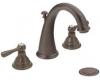 Moen Kingsley CAT6125ORB Oil Rubbed Bronze Two-Handle High Arc Bathroom Faucet Trim